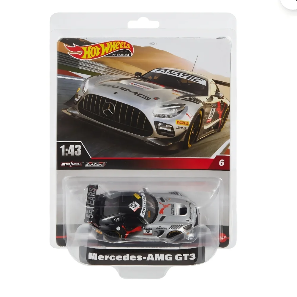 Hot Wheels Premium 1:43rd Scale MERCEDES AMG‎ GT3 Collectible Car
